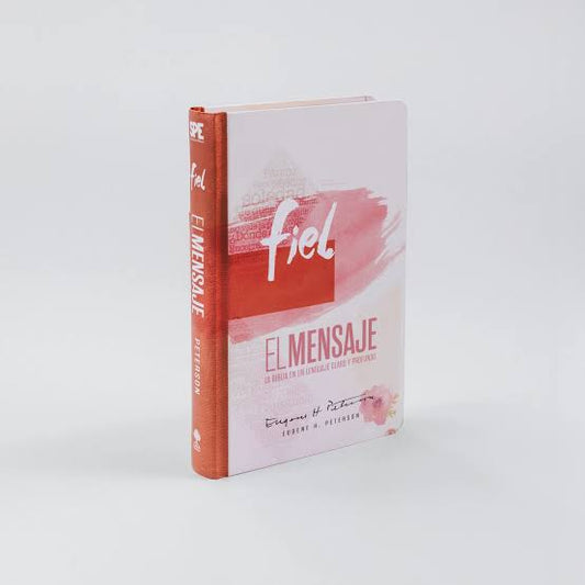 Biblia El Mensaje Fiel, Tapa dura, Cruz Rosa