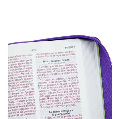 Biblia Panal, Color Violeta Zipper, Nvi