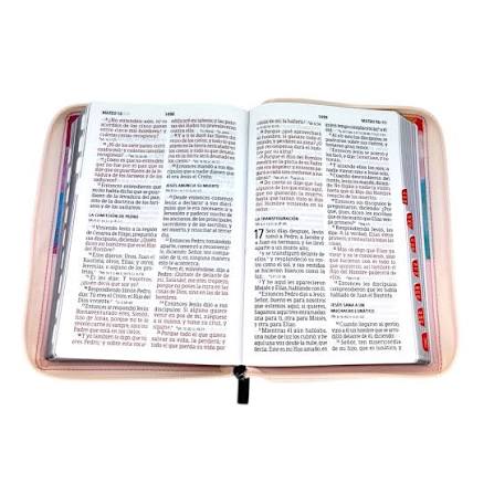 Biblia Manual L.Gigante, Rosa Multicolor, Cierre Indice, RVR1960
