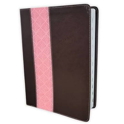 Biblia De Estudio Del Diario Vivir Negro/Rosado Con Índice, Ntv