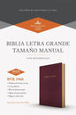 Biblia Letra Grande Tamaño Manual, Borgoña, Imitación Piel (Edición 2023), RVR1960