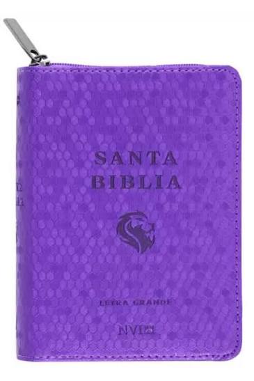 Biblia Panal, Color Violeta Zipper, Nvi
