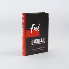 Biblia El Mensaje Fiel, Tapa dura, Cruz Roja