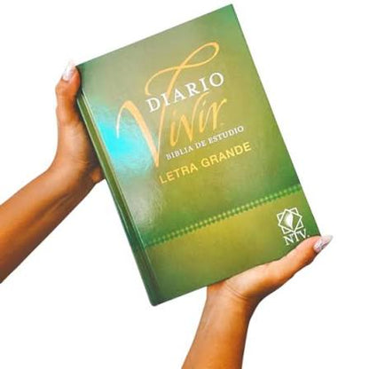 Biblia De Estudio Del Diario Vivir, Letra Grande Con Índice, Ntv