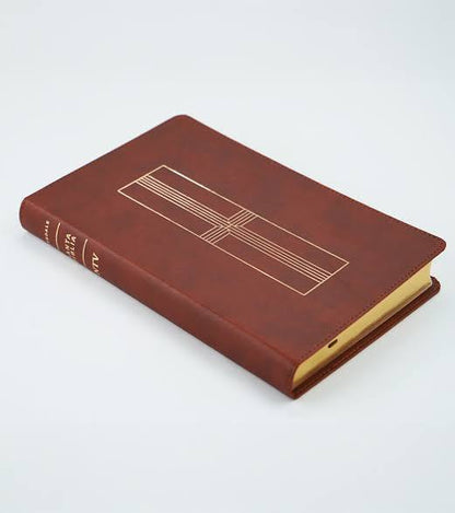 Biblia Ultrafina Sentipiel Café, Con Filament, Ntv