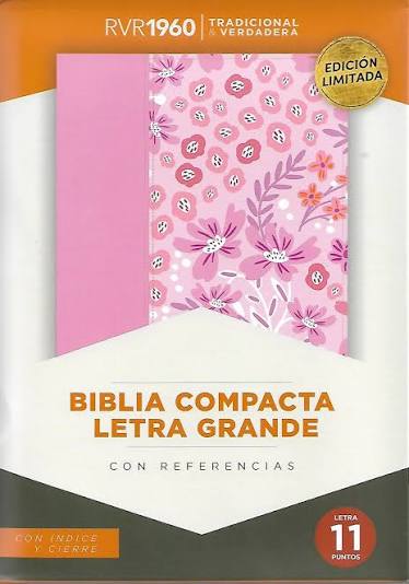 Biblia Compacta Letra Grande, Limitada 2025, Rosa, RVR1960