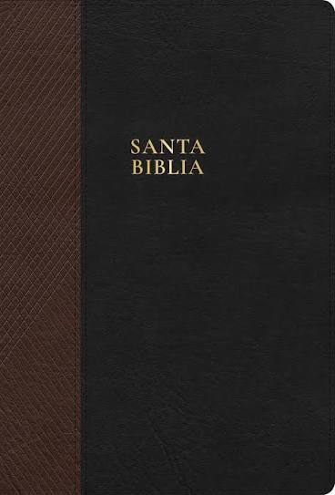 Biblia Letra Supergigante, Negro Con Café, Símil Piel, RVR1960