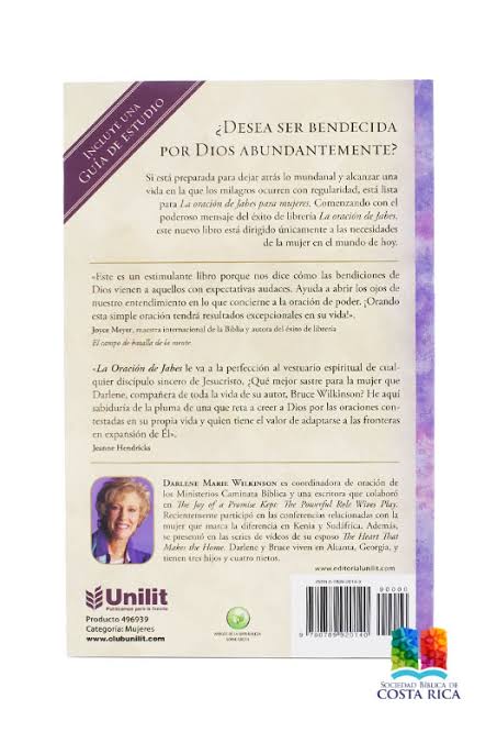 Libro La Oración De Jabes Para Mujeres -  Darlene Wilkinson