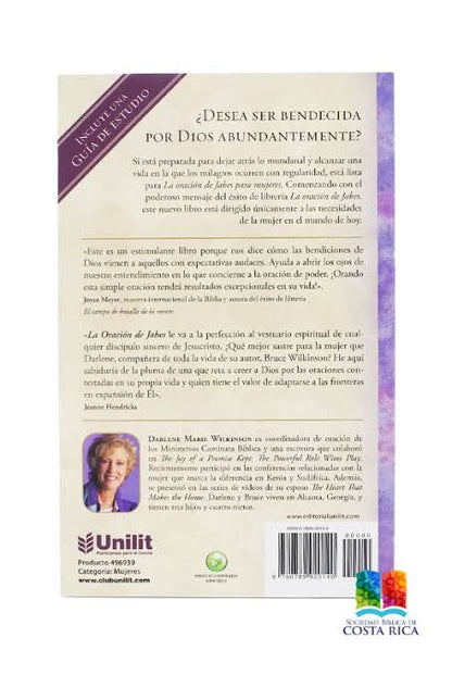 Libro La Oración De Jabes Para Mujeres -  Darlene Wilkinson