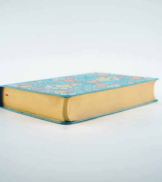 Biblia Letra Grande, Tamaño Manual, Floreada, Símil Piel, RVR1960