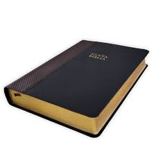 Biblia Letra Supergigante, Negro Con Café, Símil Piel, RVR1960