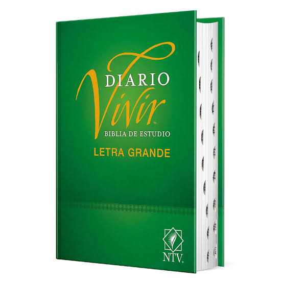 Biblia De Estudio Del Diario Vivir, Letra Grande Con Índice, Ntv