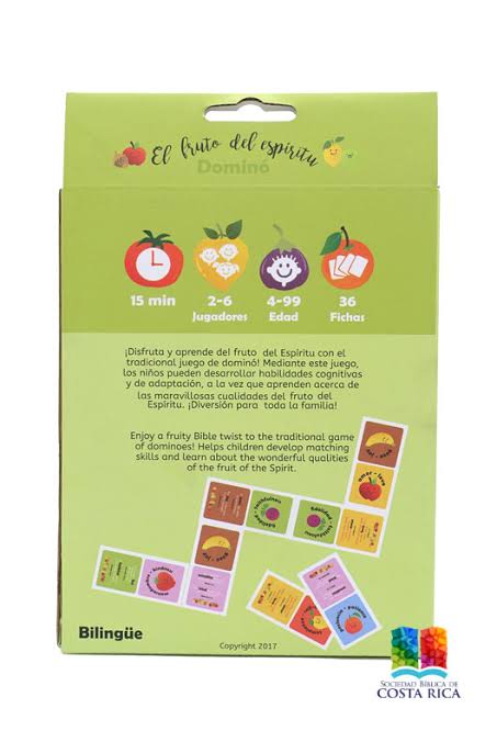Juego De Dominó: Los Frutos Del Espíritu - Prats