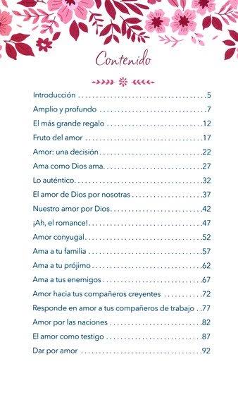 Libro Amor Para Cada Día, Refrigerio Espiritual Para Mujeres