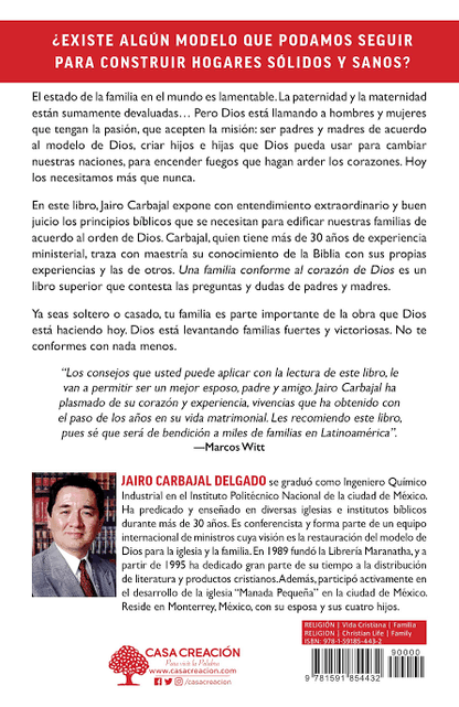 Libro Una Familia Conforme Al Corazón de Dios -  Jairo Carbajal