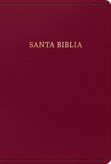Biblia Letra Grande Tamaño Manual, Borgoña, Imitación Piel (Edición 2023), RVR1960