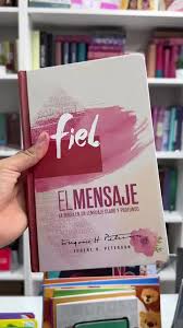 Biblia El Mensaje Fiel, Tapa dura, Cruz Rosa