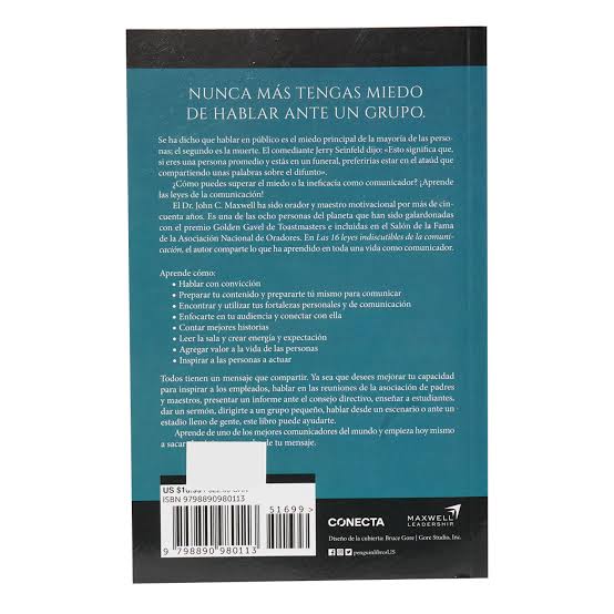 Libro Las 16 Leyes Indiscutibles de la Comunicación, John C. Maxwell