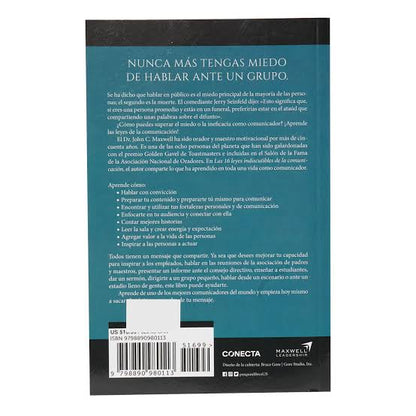 Libro Las 16 Leyes Indiscutibles de la Comunicación, John C. Maxwell