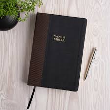 Biblia Letra Supergigante, Negro Con Café, Símil Piel, RVR1960