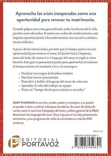 Libro 5 Ideas Para Fortalecer Tu Matrimonio -  Gary Chapman