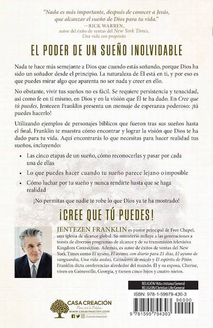 Libro Cree Que Tu Puedes - Jentezen Franklin