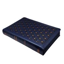 Biblia Letra Grande, Tamaño Manual, Azul Marino, RVR1960