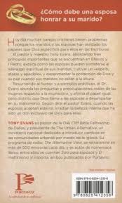 Libro Solo Para Esposas: Tres Principios Para Honrar A Su Esposo -  Tony Evans