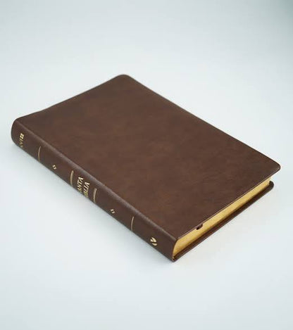 Biblia Letra Gigante, Piel Marrón - Nvi