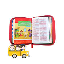 Biblia RVR60 025cz Mi Gran Viaje Rojo/Autobús con asa