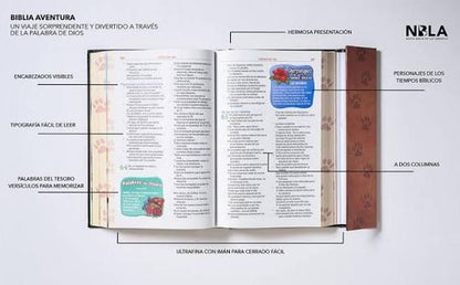 Biblia, Aventura para niños, León Tapa Dura, NBLA