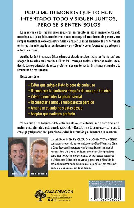 Libro Rescata Tu Vida Amorosa - Henry Cloud & John Townsend