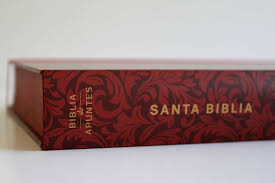 Biblia, Biblia De Apuntes, Tapa Dura, Vino Tinto, Canto Pintado, RVR1960