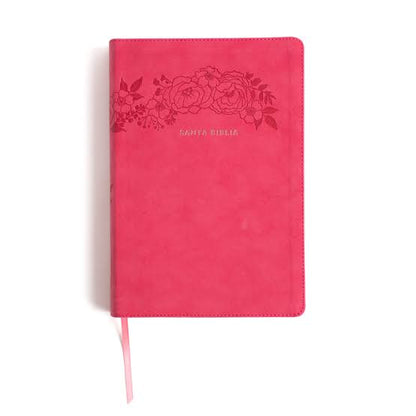 Biblia Letra Supergigante, Floral, Símil Piel, RVR1960