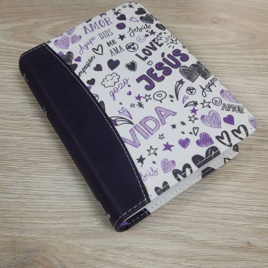 Biblia Para Jovenes Tamaño Bolsillo Rv1960 Piel Lila