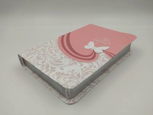 Biblia Mis Quince, Rosa Y Blanco, Símil Piel, Rvr 1960