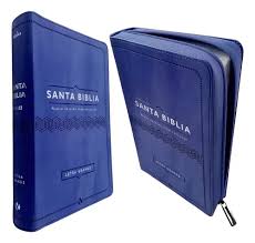Santa Biblia Con Cierre, Letra Grande, Lila, Nvi