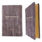 Biblia Letra Grande, Tamaño Manual, Cuero Ecológico De Madera - Nvi