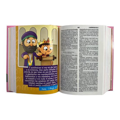 Biblia Mi Gran Viaje, Tapa Dura, Rosada, RVR 1960