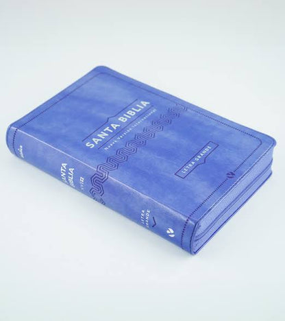 Santa Biblia Con Cierre, Letra Grande, Lila, Nvi