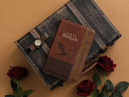 Biblia Letra Grande, Inspiración Águila Café, RVR 1965 Rvr065Lg Czti Pjr Inspiración Águila Café/Café/Café