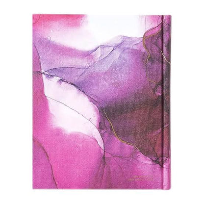 Biblia, Edición Artística Ilustrada, Tapa dura/tela, Rosado, Palabras de Jesús en Rojo, Comfort Print, NBLA