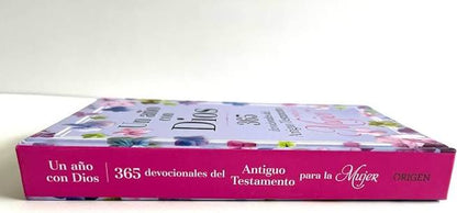 Libro, Un Año Con Dios, 365 Devocionales Del Antiguo Testamento Para Mujeres,