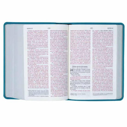 Biblia Turquesa, Letra Grande Tamaño Mediano - Nvi