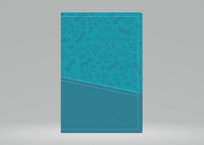 Biblia devocional Mujer Verdadera, Duotono Aqua,  NBLA