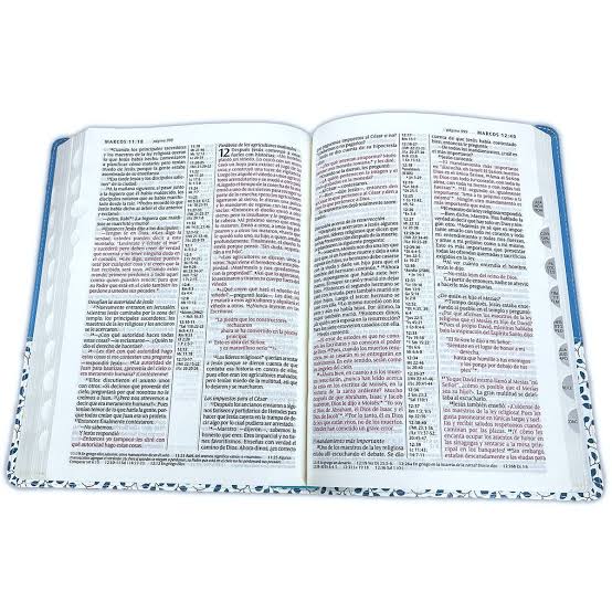 Biblia Edición Ultrafina, Letra Grande Azul Claro - NTV