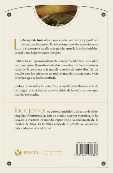 Libro La Búsqueda Final - Rick Joyner