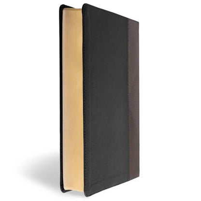 Biblia Letra Supergigante, Negro Con Café, Símil Piel, RVR1960