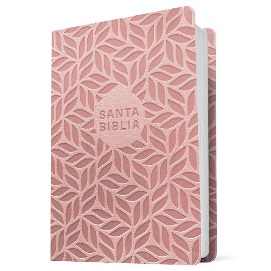 Biblia NTV Rosada Letra Grande, Valor Premium Filament