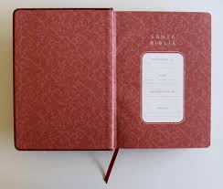Biblia, Biblia De Apuntes, Tapa Dura, Vino Tinto, Canto Pintado, RVR1960